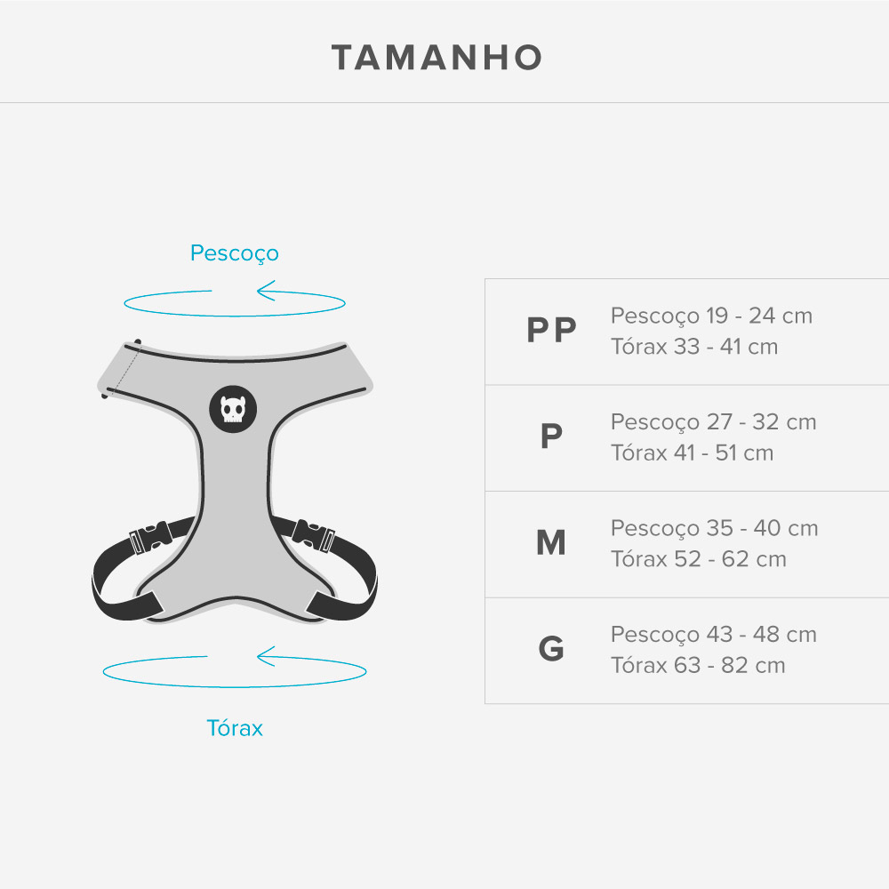 Peitoral para Cachorros Air Mesh Ajustável Phantom