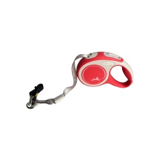 Guia Fita New Comfort Flexi para Cães Vermelha