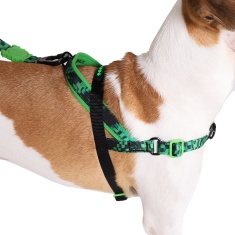 Peitoral Zee.Dog Glitch Softerwalk Error 410 para Cães