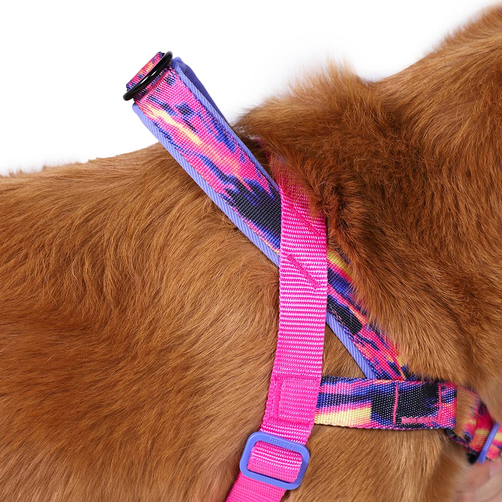 Peitoral Zee.Dog Glitch Softerwalk Error 500 para Cães