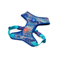 Peitoral Zee.Dog Glitch Air Mesh Ajustável Error 404 para Cães