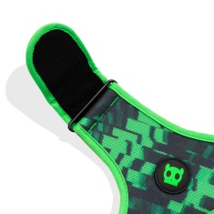Peitoral Zee.Dog Glitch Air Mesh Ajustável Error 410 para Cães