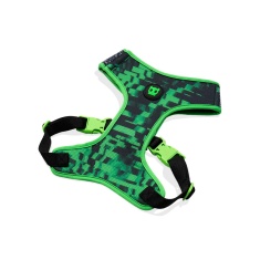 Peitoral Zee.Dog Glitch Air Mesh Ajustável Error 410 para Cães