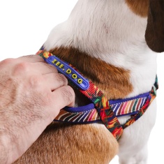 Peitoral Anti Puxão Zee.Dog SofterWalk FARM Rio Samba para Cães