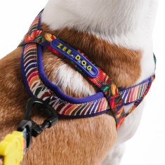 Peitoral Anti Puxão Zee.Dog SofterWalk FARM Rio Samba para Cães