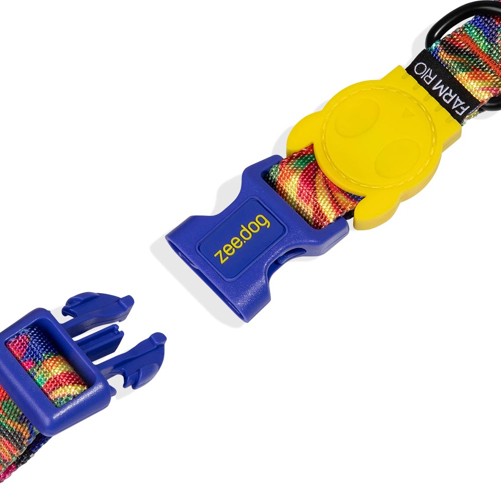 Coleira Zee.Dog X FARM Rio Samba para Cachorros