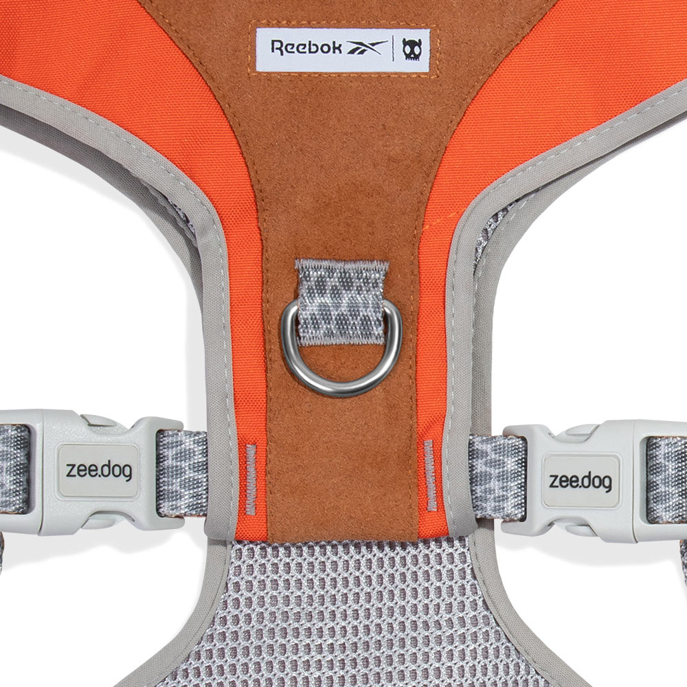 Peitoral Air Mesh Zee.Dog x Reebok Suede Ajustável para Cães