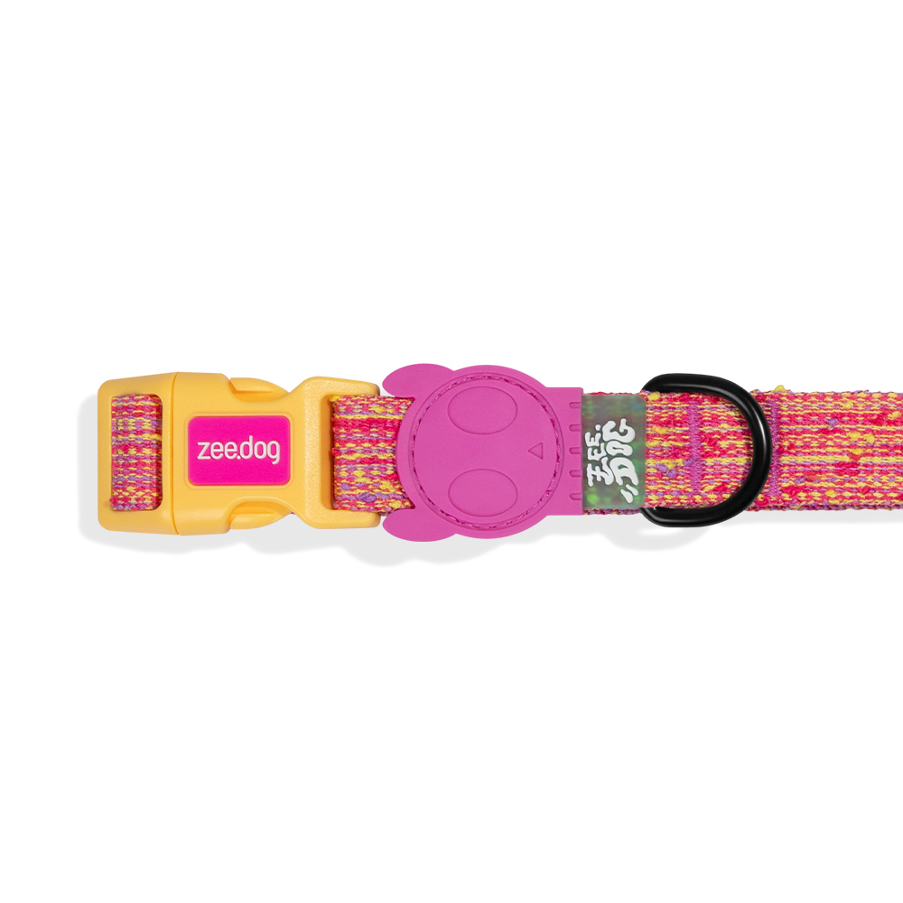 Coleira Zee.Dog Fuse Chop Rosa para Cães