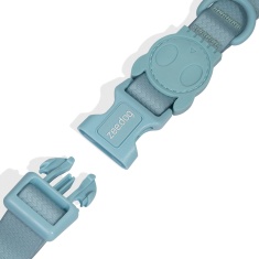Coleira Zee.Dog Neopro Cloudy Azul para Cães