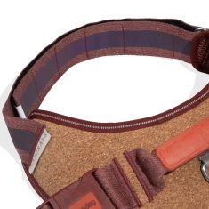Peitoral Zee.Dog FlyHarness Naturals Cocoa para Cães