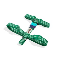 Peitoral H Zee.Dog Velvet Vibes Vert para Cães