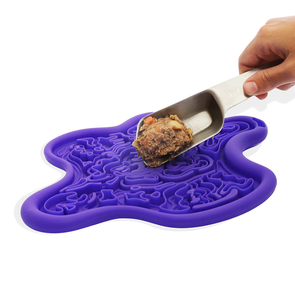 Comedouro Interativo Zee.Dog Lik Mat Violet para Cães