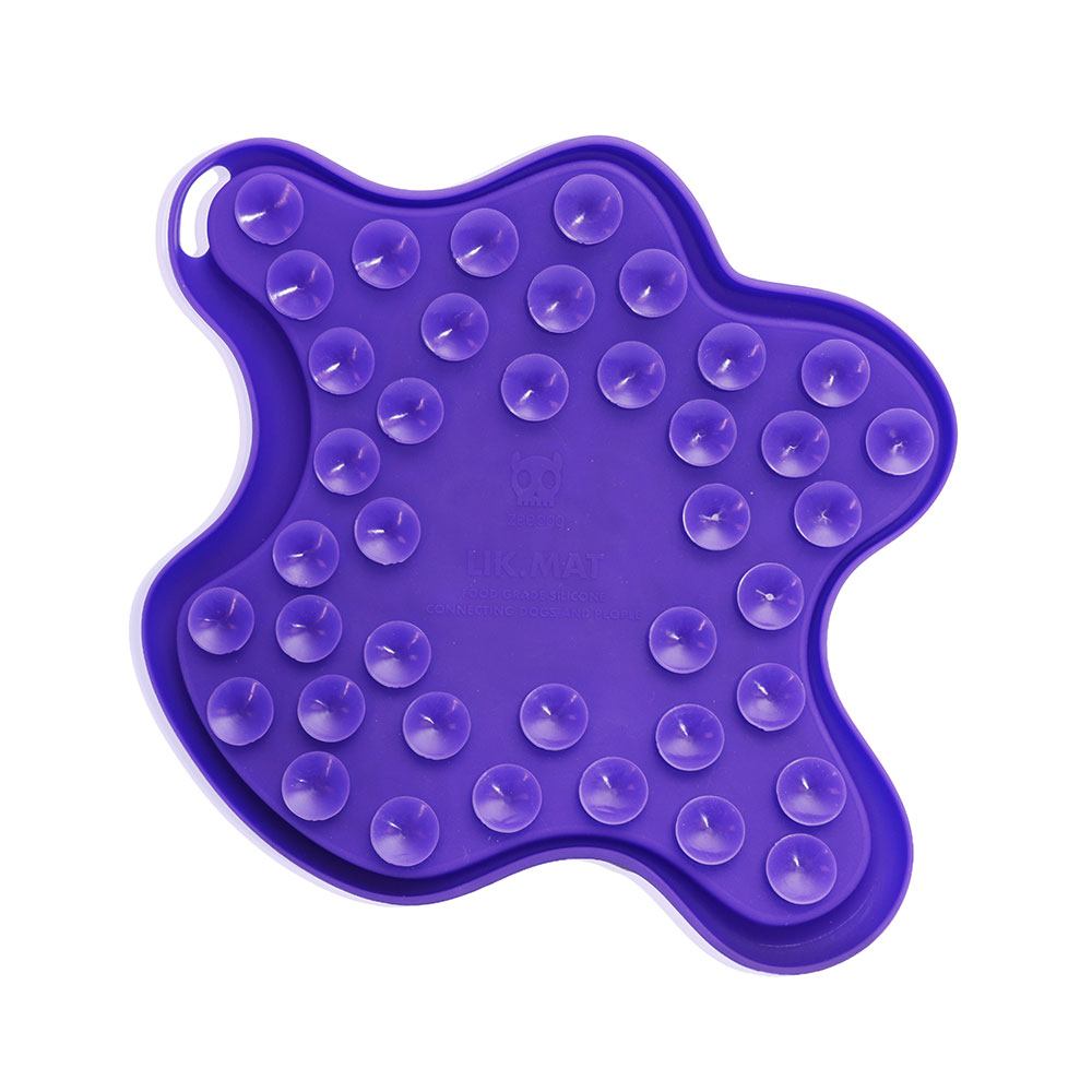Comedouro Interativo Zee.Dog Lik Mat Violet para Cães