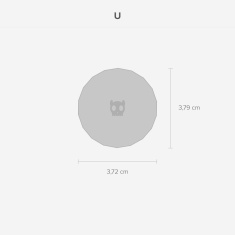 Capa para AirTag Zee.Dog Rosa Translúcido