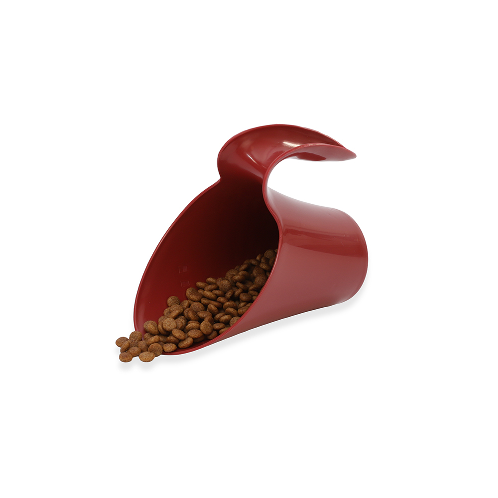 Caneca Dosadora Spike Vermelho para Cães e Gatos 450 ml