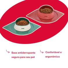 Jogo Americano Spike Plástico Verde para Cães e Gatos