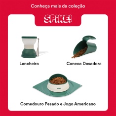 Jogo Americano Spike Plástico Verde para Cães e Gatos