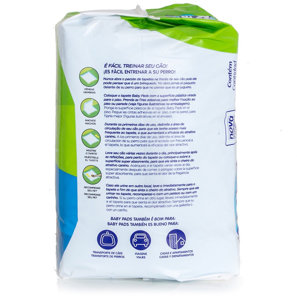 Tapete Higiênico Baby Pads para Cães