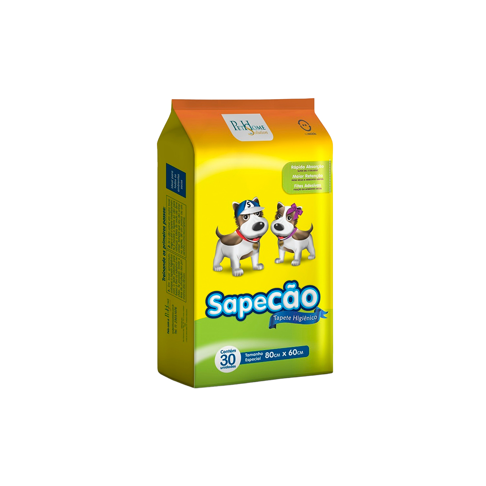 Tapete Higiênico São Francisco para Cães Sapecão 30 Unidades