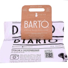 Tapete Higiênico Lavável Bartô Diário Canino Tradicional Médio para Cães