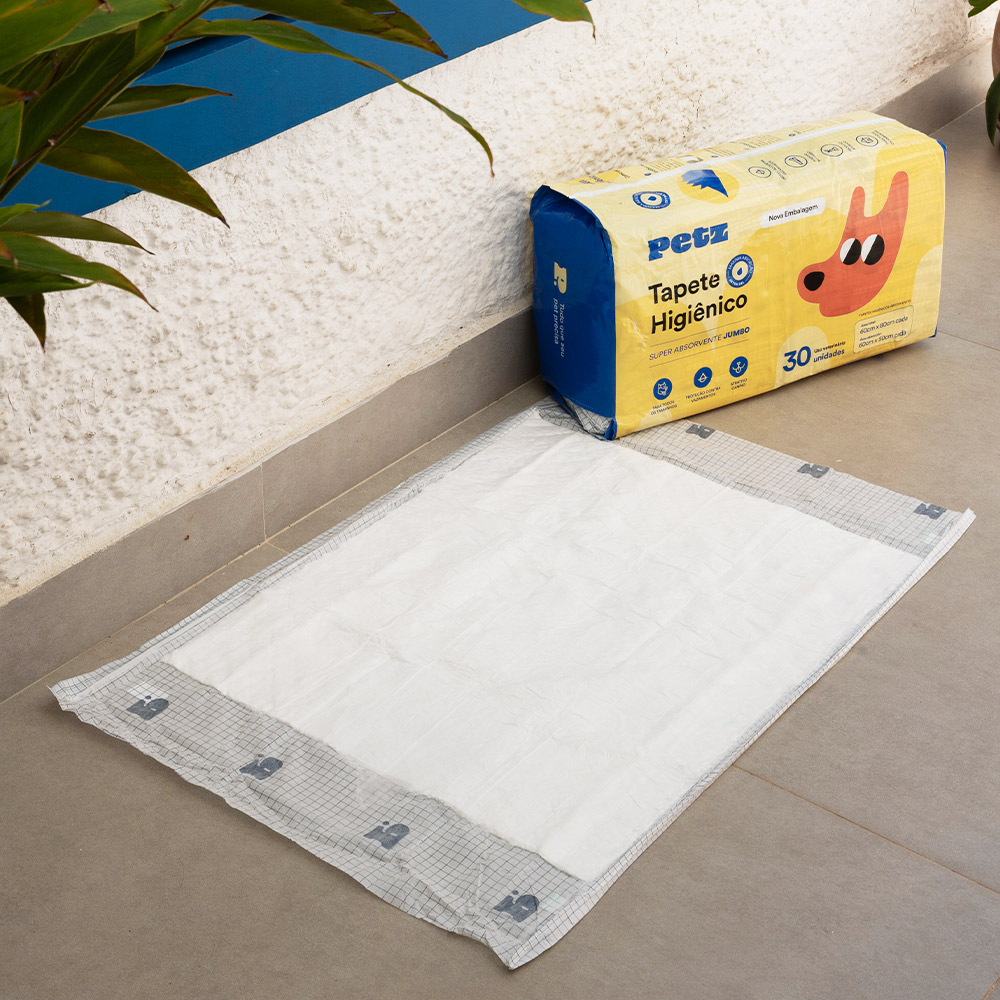 Tapete Higiênico Petz para Cães Superabsorvente 30 Unidades