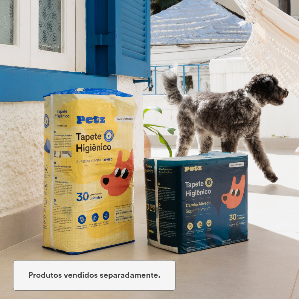 Tapete Higiênico Petz para Cães Superabsorvente 30 Unidades