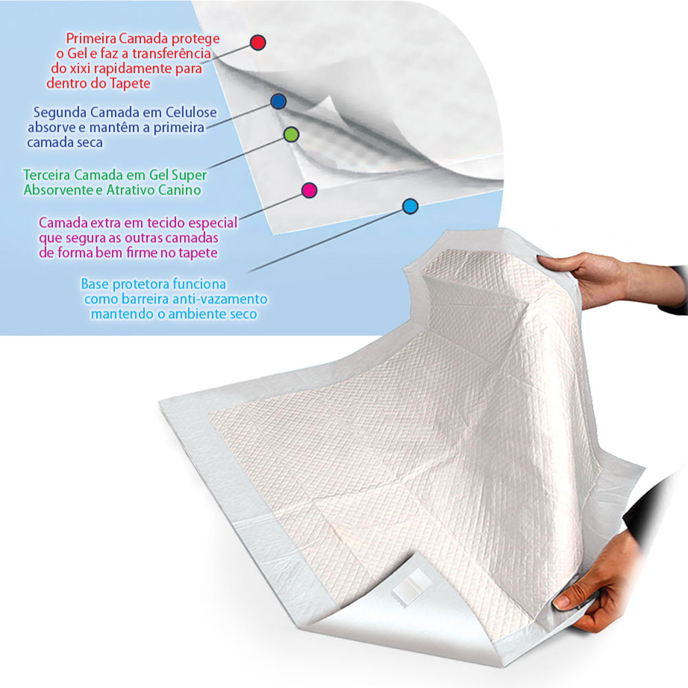 Tapete Higiênico Chalesco Confort Bamboo para Cães