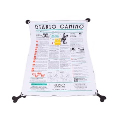 Tapete Higiênico Lavável Bartô Diário Canino Tradicional Mini para Cães