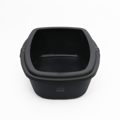 Caixa de Areia Fuzz King Cinza Escuro para Gatos