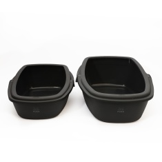 Caixa de Areia Fuzz King Cinza Escuro para Gatos