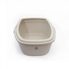 Caixa de Areia Fuzz King Off White para Gatos