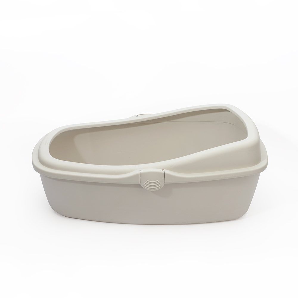 Caixa de Areia Fuzz King Off White para Gatos