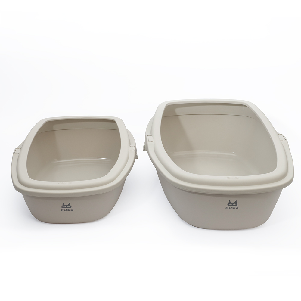 Caixa de Areia Fuzz King Off White para Gatos