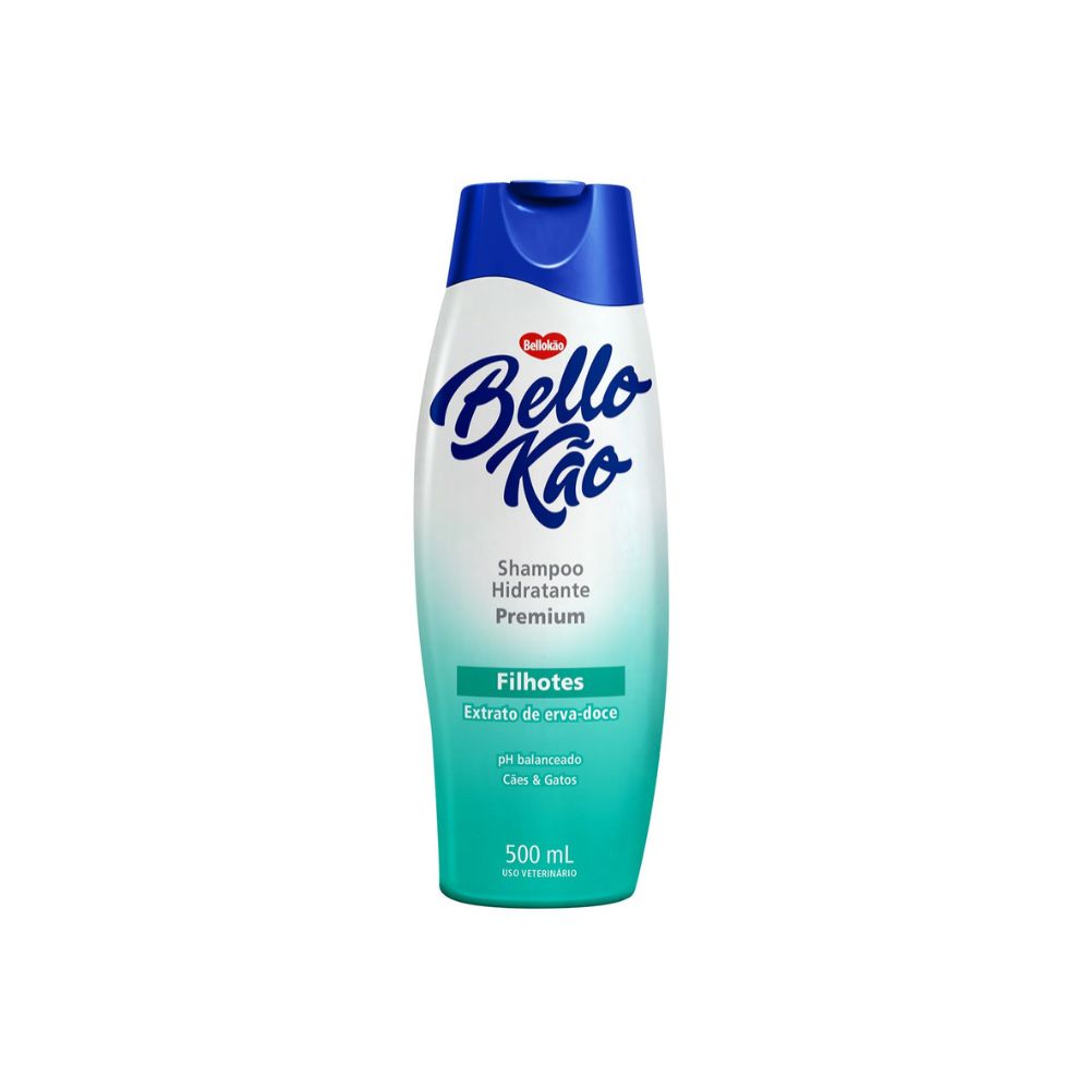 Shampoo Bellokão para Cães e Gatos Filhotes - 500ml