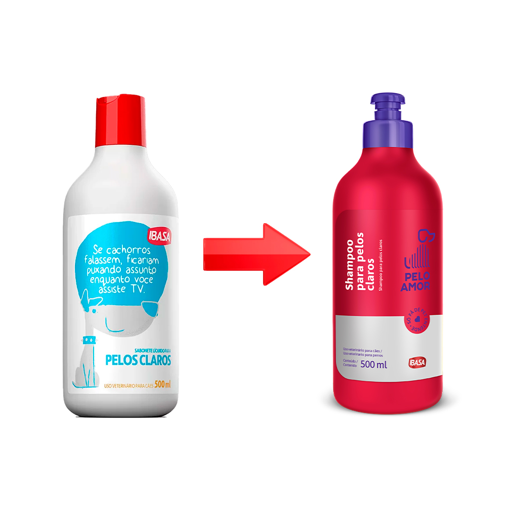 Shampoo Pelos Claros Pelo Amor Ibasa 500 ml