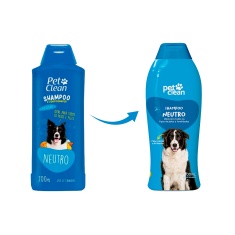 Shampoo e Condicionador Pet Clean Neutro para Cães e Gatos
