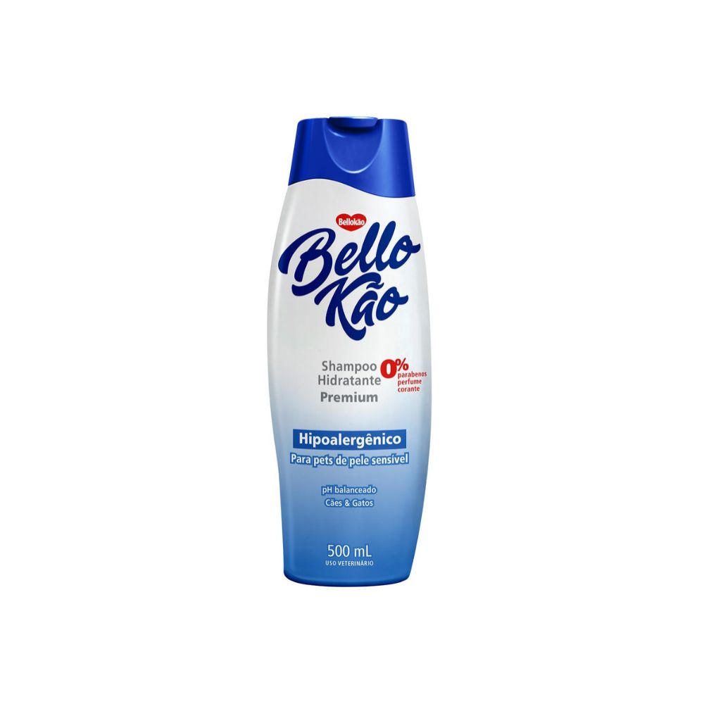 Shampoo Bellokão Hipoalergênico para Cães e Gatos 500ml