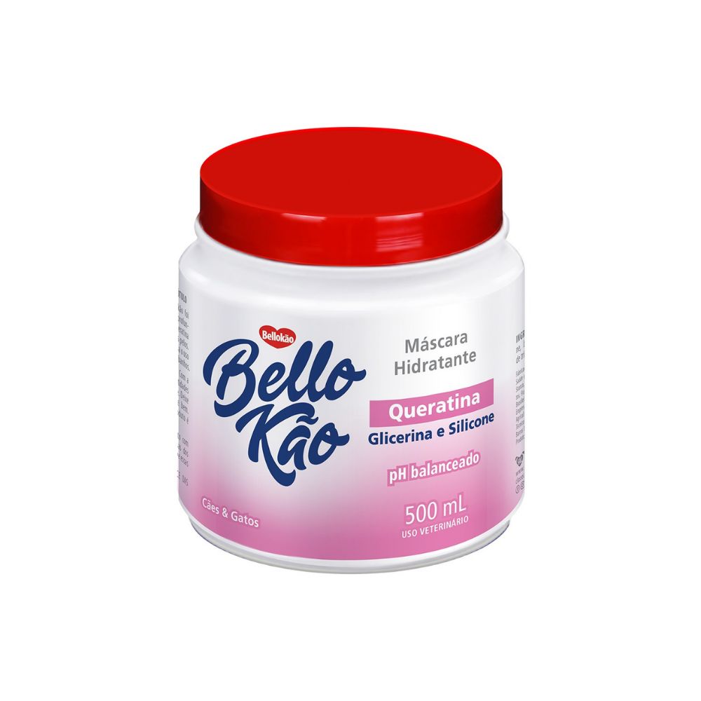 Máscara Hidratante Bellokão para Cães e Gatos 500g