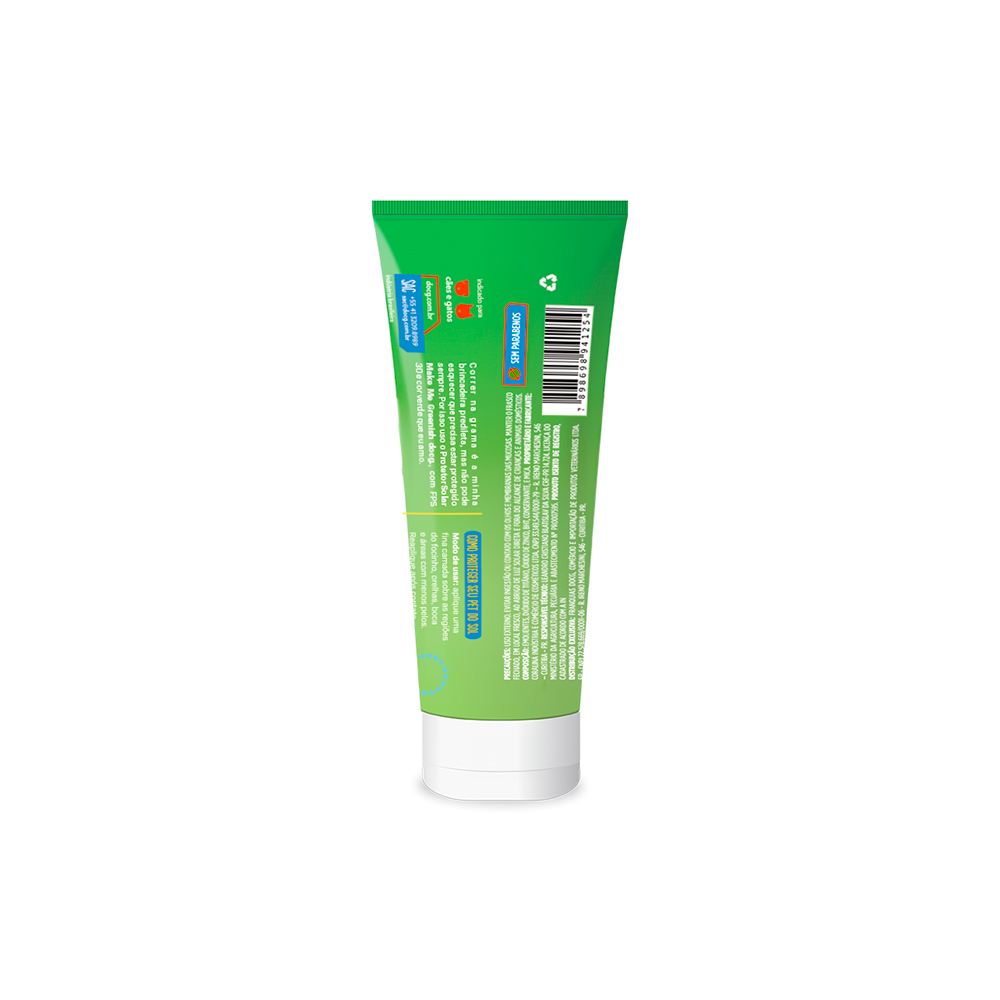 Protetor Solar Docg Make Me Greenish para Cães e Gatos 30g