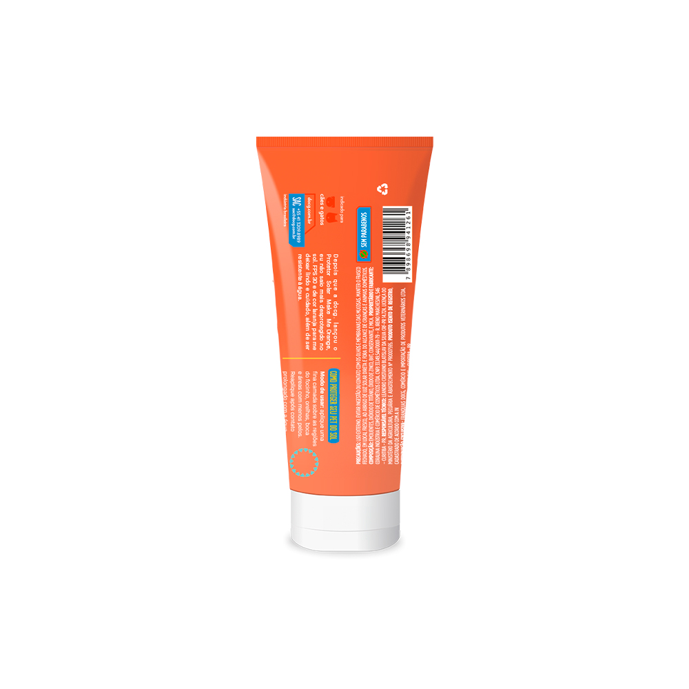 Protetor Solar Docg Make Me Orange para Cães e Gatos 30g