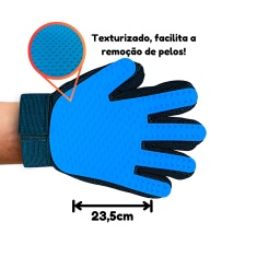 Luva Chalesco Clean Glove Removedora de Pelos para Cães