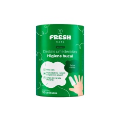 Dedeira Descartável Fresh Care Higiene Bucal para Cães e Gatos 30 Unidades