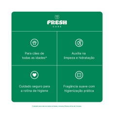 Kit Fresh Care de Shampoo, Condicionador e Perfume para Cães