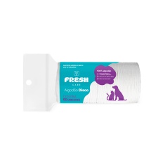 Disco de Algodão Fresh Care para Cães e Gatos
