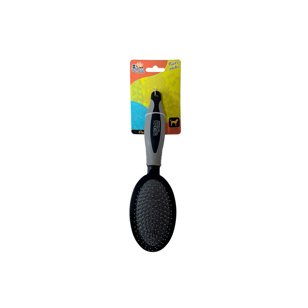 Escova Dupla Savana Premium para Cães e Gatos