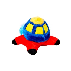 Brinquedo Chalesco Pelúcia Tartaruga Colorido para Cães
