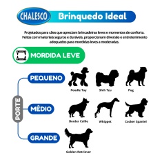 Brinquedo de Pelúcia Chalesco Cachorro