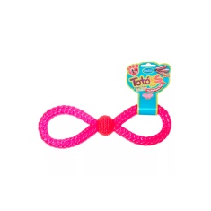 Brinquedo Chalesco Totóys Laço Flex Sabor Bacon para Cães