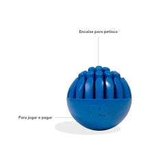 Brinquedo Petz Bolinha Dedos Azul para Cães