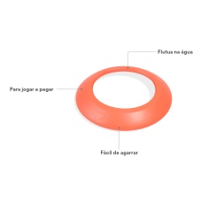 Brinquedo Petz Frisbee Vermelho para Cães